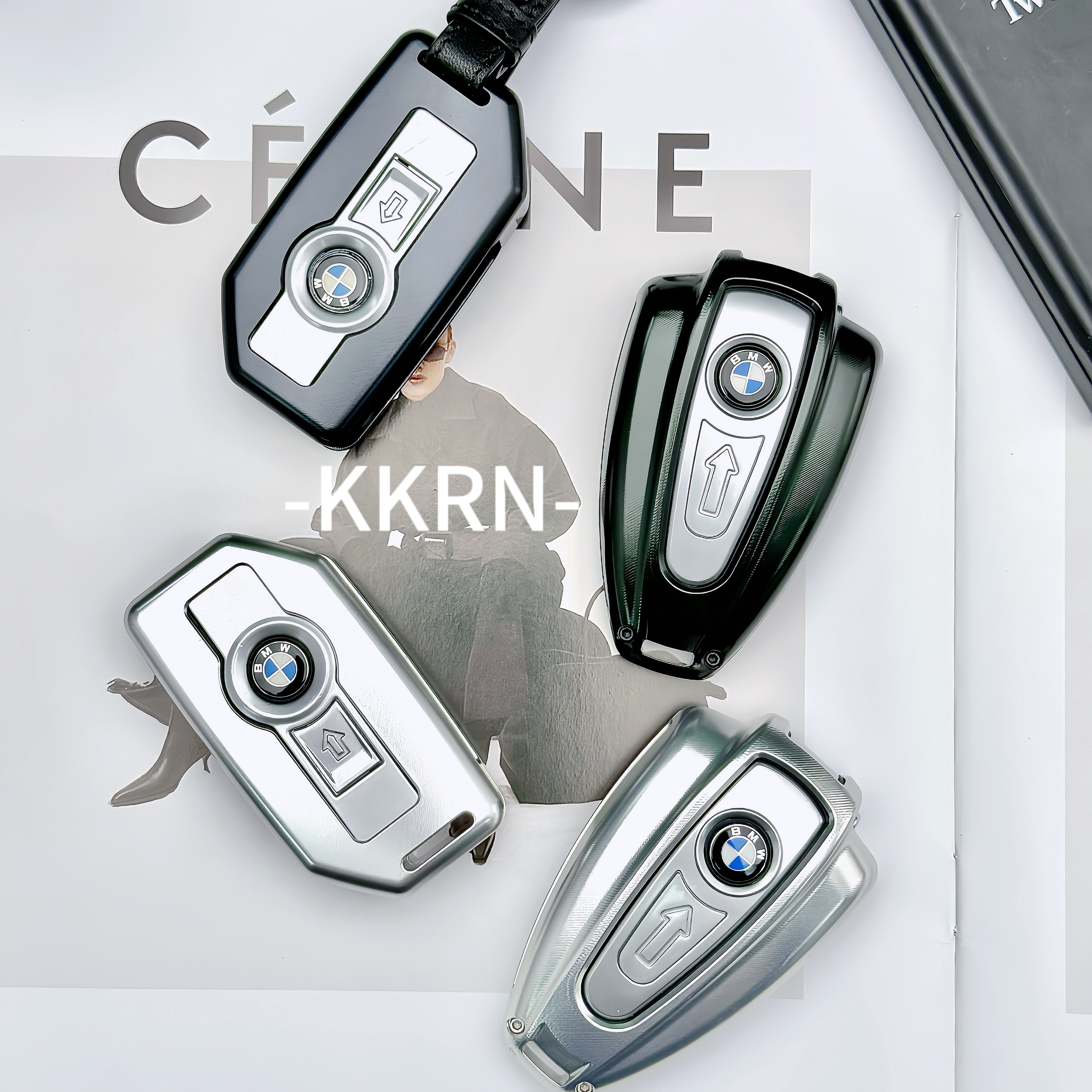 航空铝合金摩托宝马钥匙套高端