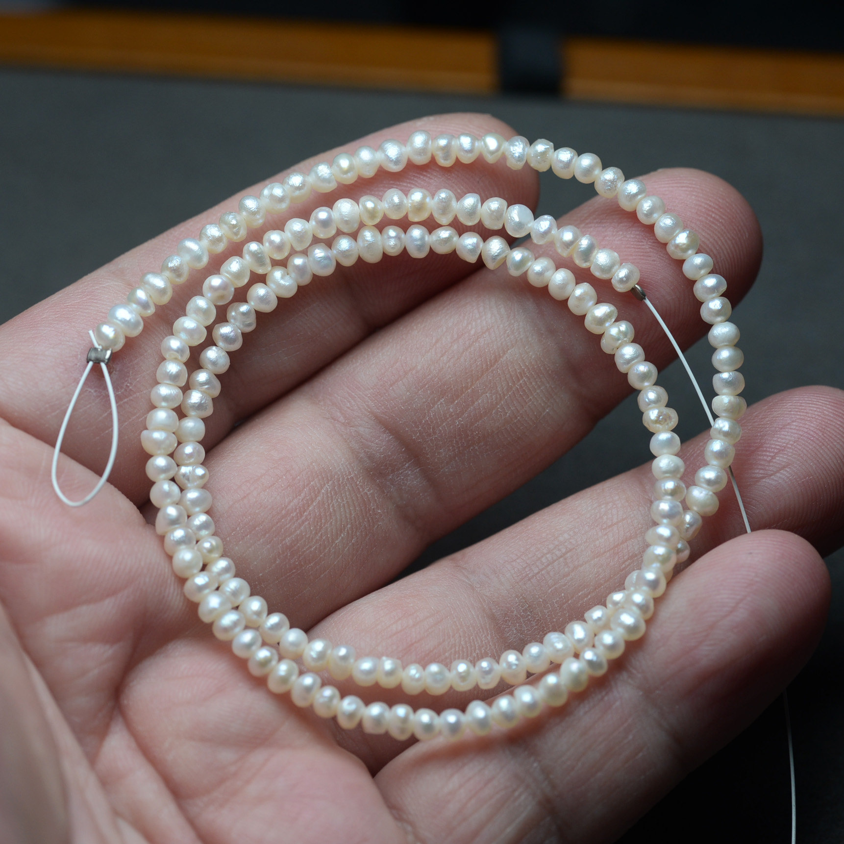 珍珠半成品手工DIY制作手串手链