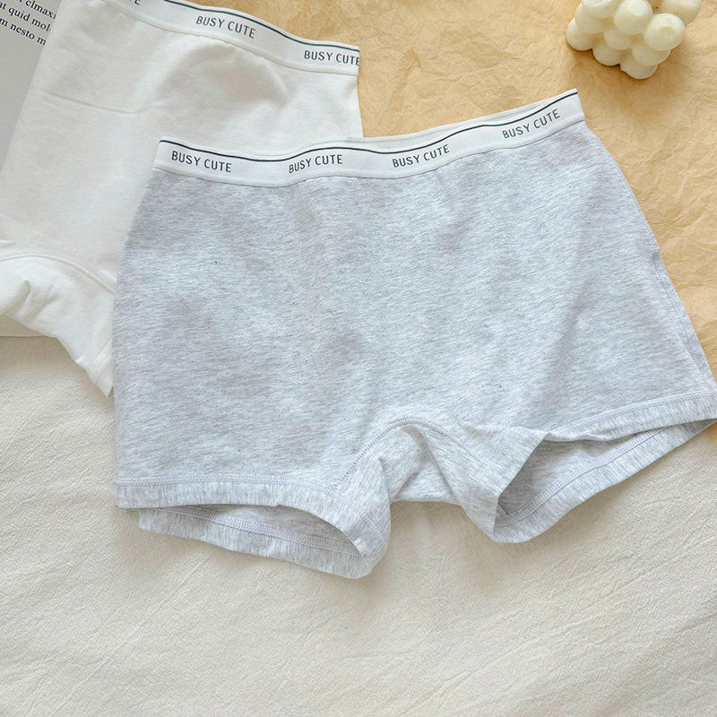 运动风安全裤纯棉内裤女抗菌平角裤低腰全棉裆少女防走光打底裤,女士内衣/男士内衣/家居服,女安全裤,淘宝优惠券,粉丝福利购,淘宝优惠卷