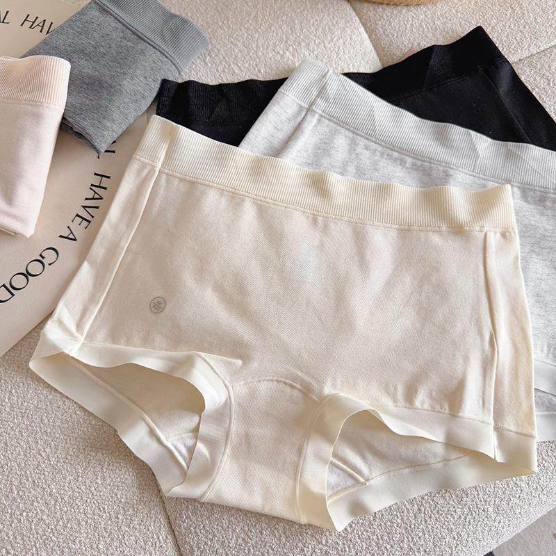 韩系小平角内裤女A类婴儿棉纯棉包臀中腰全棉裆无痕三角裤零束缚,女士内衣/男士内衣/家居服,女三角裤,淘宝优惠券,粉丝福利购,淘宝优惠卷