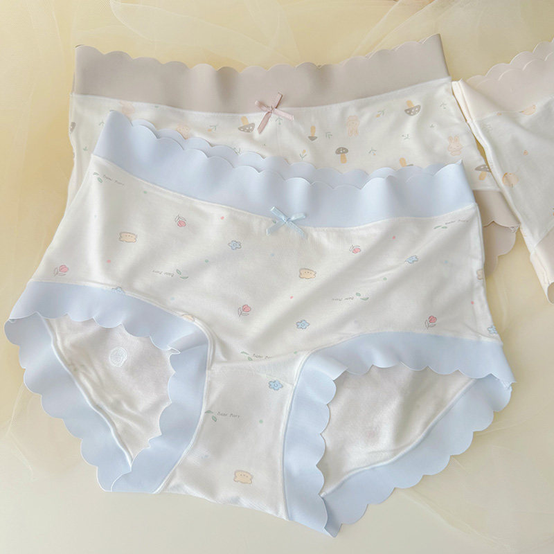 60支博拉莫代尔内裤女士抑菌无痕水果印花中腰纯棉裆包臀三角短裤,女士内衣/男士内衣/家居服,女三角裤,淘宝优惠券,粉丝福利购,淘宝优惠卷