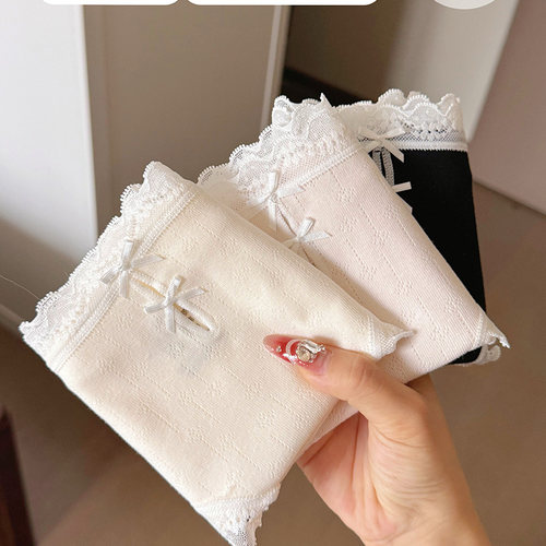 婴儿棉内裤女纯棉抑菌中腰包臀