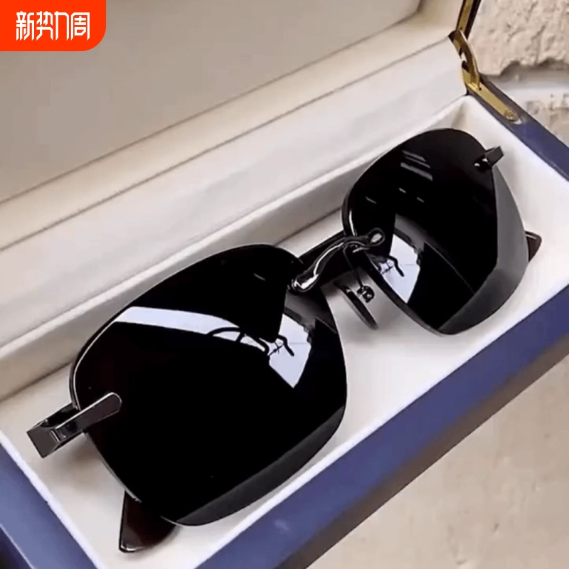 帕森开款2025年新款开车钓鱼太阳镜男专用偏光墨镜男驾驶圆脸强光