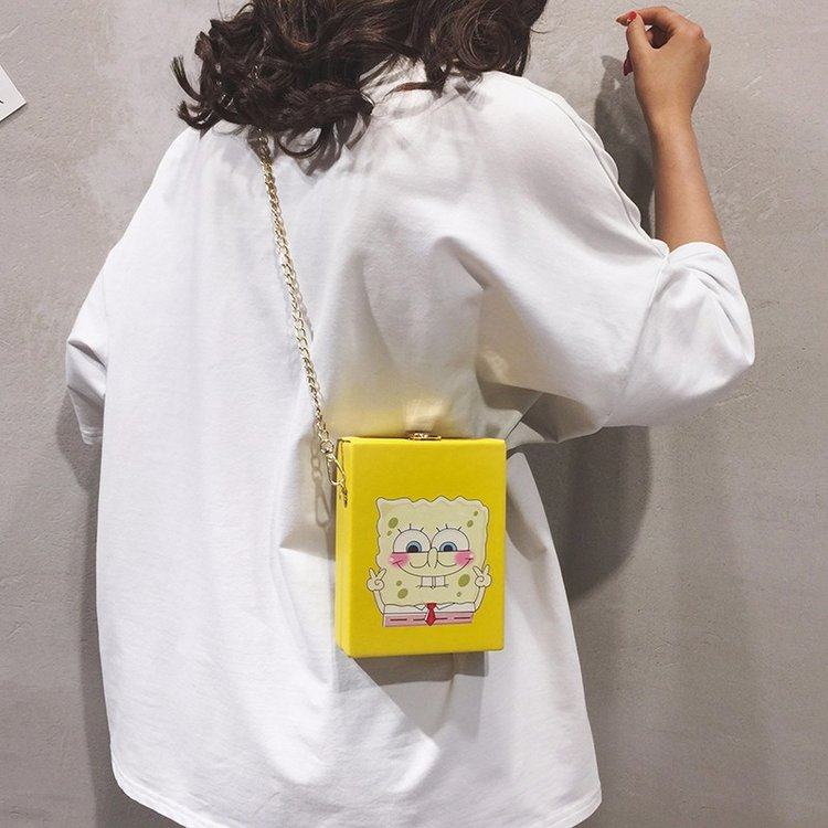 Funny Bag Meng cute chain Popular Bag Female bag new pattern 2019 summer Like a breath of fresh air Inclined shoulder bagin the Leather/Lady bags/Men's bag, Ms. bags  category - from Buy2taobao.com to provide professional Taobao agent buy service