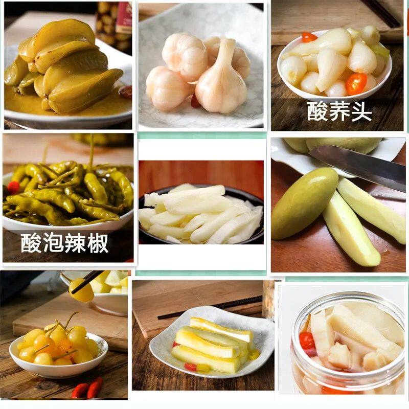 广西酸嘢腌制水果泡酸李子芒果沙梨萝卜开胃脆酸甜酸辣刀豆下饭菜