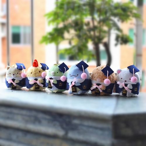 学士服博士帽款角落生物公仔挂件