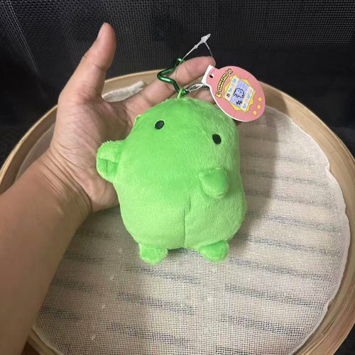 日单拓麻歌子大嘴吉毛绒零钱包