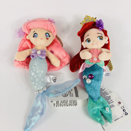 毛绒公仔小美人鱼爱丽儿挂件