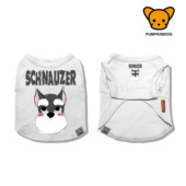 PUMPKINDOG T恤睡衣小中型狗狗宠物衣服 雪纳瑞纯棉背心西高地短袖