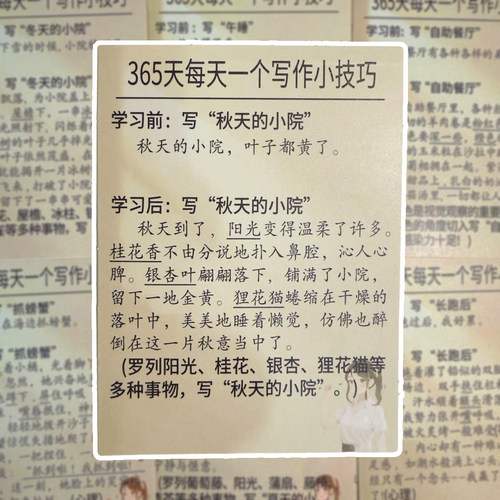 每天一个写作小技巧贴纸