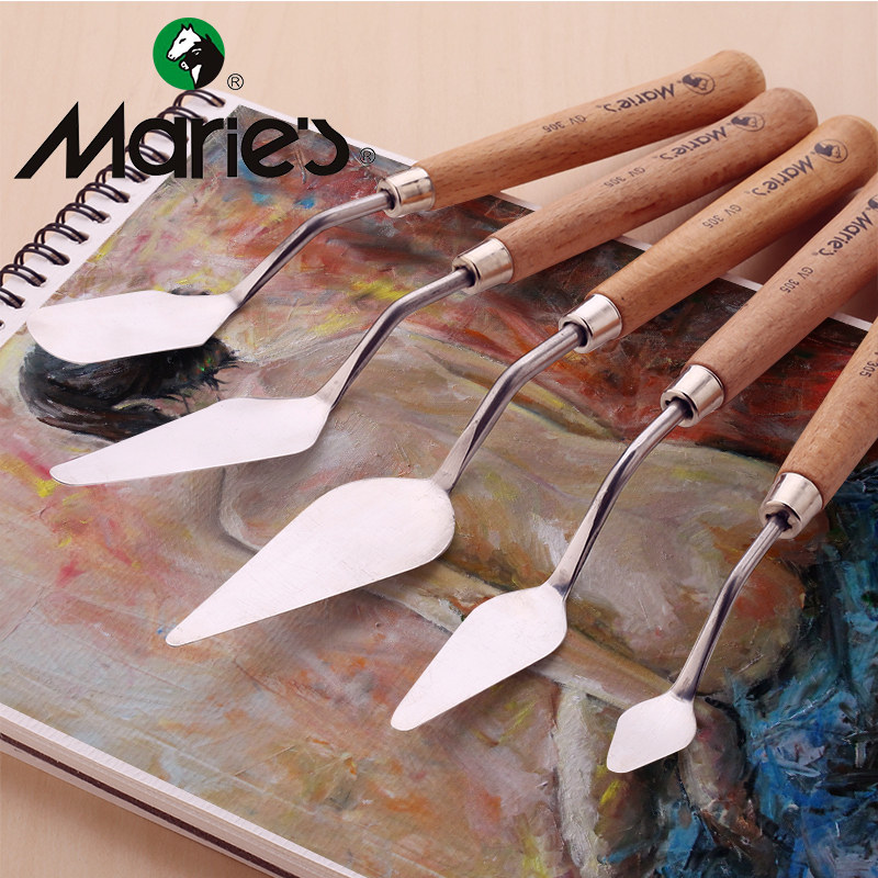 Marley brand Oil Painting scraper Soft neutral propylene Gouache Pigment Round Flat head Size Pick the knife Color Fine Arts Supplies Knife painting Palette knife Blade Skin texture Pick the knife Tip tool suitin the Electronic Dictionary/Electronic paper book/Stationery , Painting tools/Painted wood/Calligraphy Supplies , Oil paint  category - from Buy2taobao.com to provide professional Taobao agent buy service