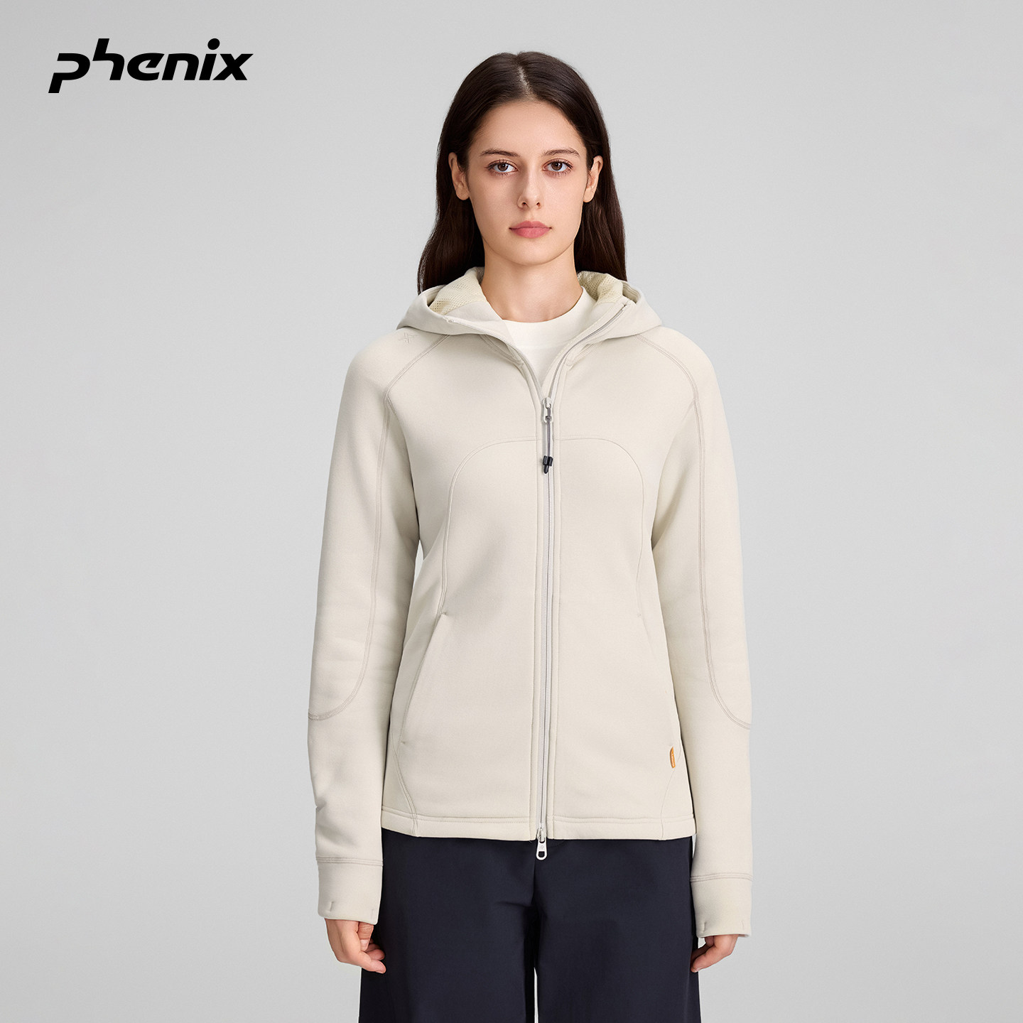 +phenix菲尼克斯户外针织夹克女2025FW秋连帽抓绒抗静电保暖开衫,户外/登山/野营/旅行用品,户外休闲衣,淘宝优惠券,粉丝福利购,淘宝优惠卷