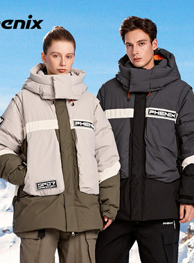 phenix菲尼克斯SP27男女款单双板滑雪服户外加厚保暖鹅绒羽绒服