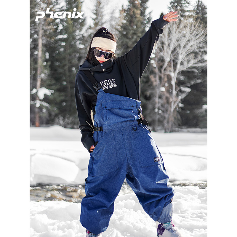 phenix滑雪裤女防水背带裤