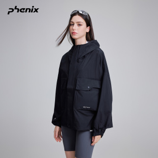 phenix菲尼克斯ALK户外冲锋衣女2026SS防水透气连帽梭织夹克外套