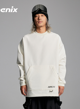 phenix菲尼克斯X-niX男女款防泼水滑雪卫衣户外宽松版圆领套头衫