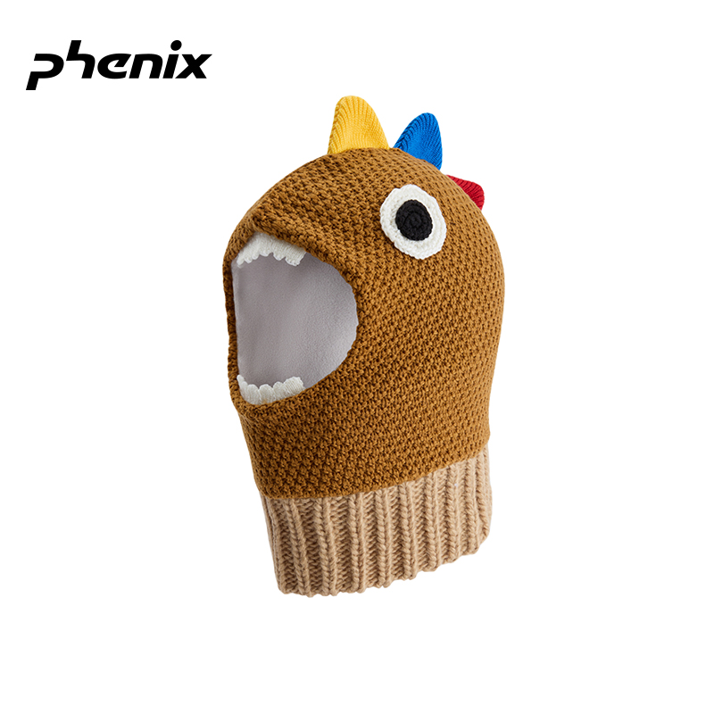 phenix菲尼克斯针织帽男女大童卡通可爱冬季新款加厚保暖滑雪帽子