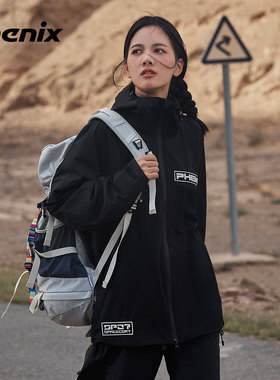 phenix菲尼克斯SP27LITE男女士冲锋衣全压胶户外防水登山服外套