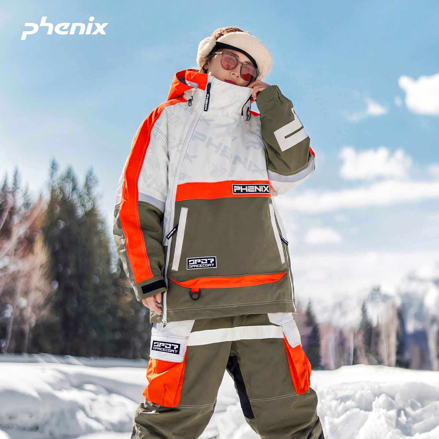 phenix菲尼克斯SP27滑雪服男女款新款加棉保暖单双板防水雪服套装