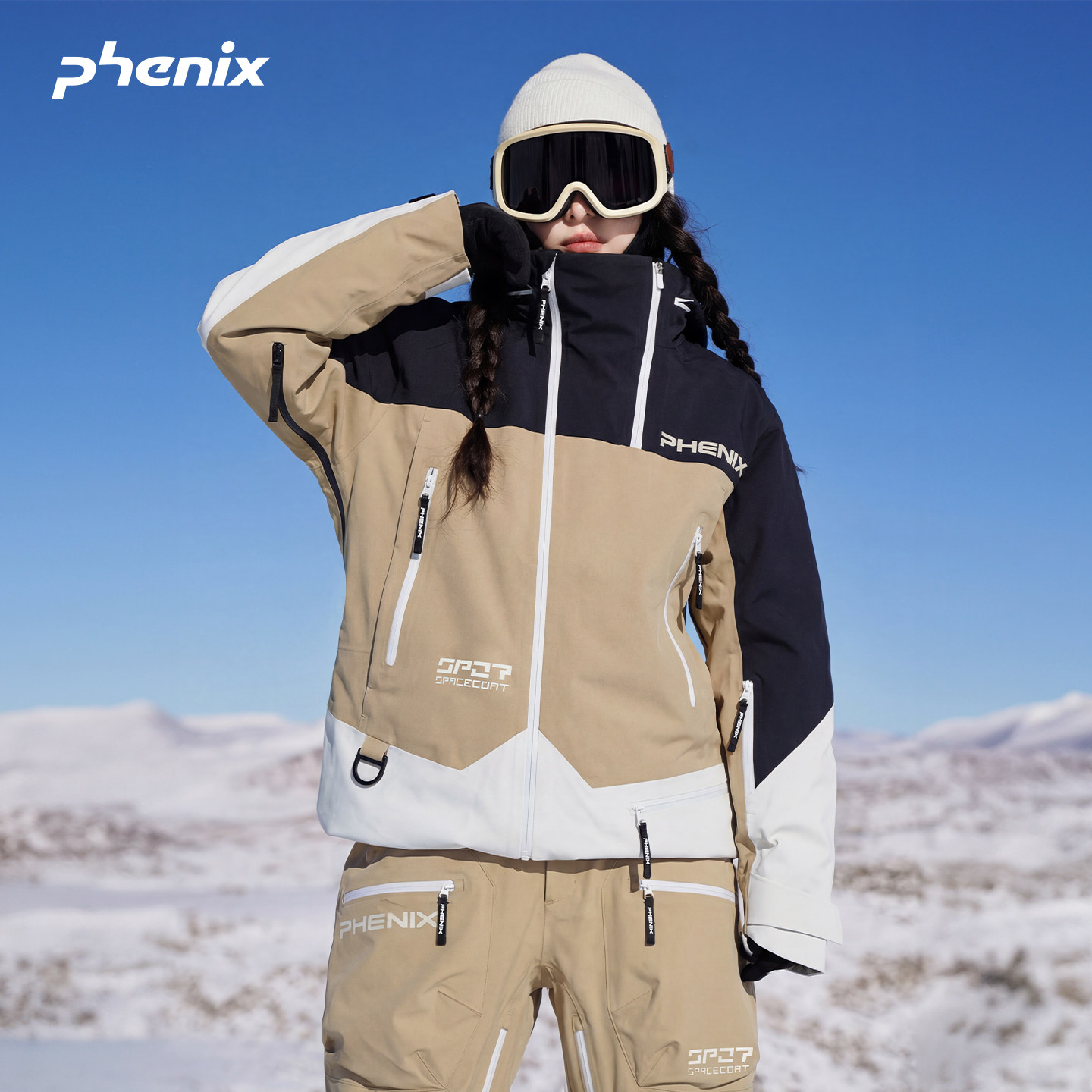 phenix滑雪服情侣全压胶防水