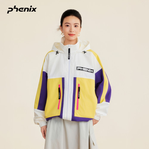 phenix菲尼克斯防水撞色防风外套
