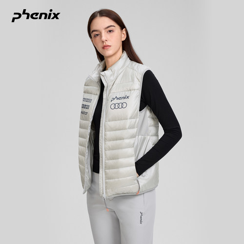 phenix90鹅绒立领羽绒马甲男秋冬