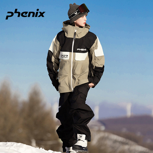 保暖户外套装 冬季 2025新款 phenix菲尼克斯单双板专业滑雪服男女款