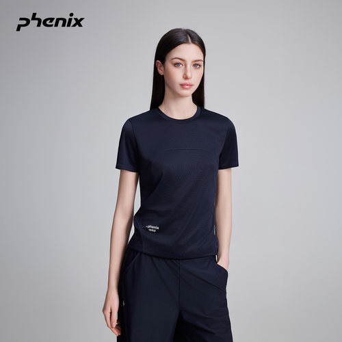 +phenix户外宽松凉感透气短袖女