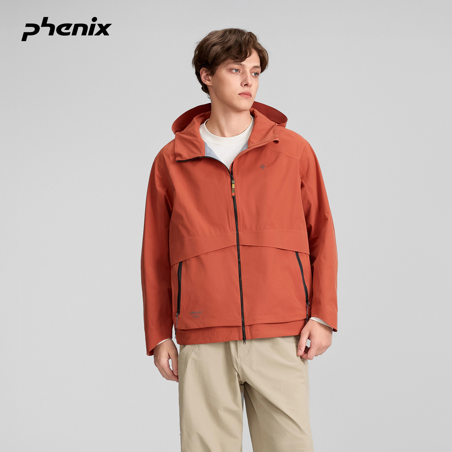 phenix户外防风防水3L冲锋衣男女