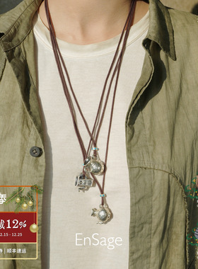 游壶游瓶方形壶饰项链