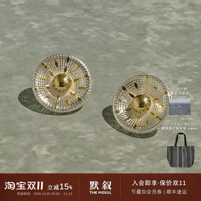 KHEMIA纯银LATTICE耳环小号