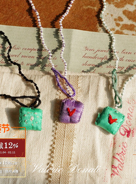 VALERIEDONATI丝绸护身符项链