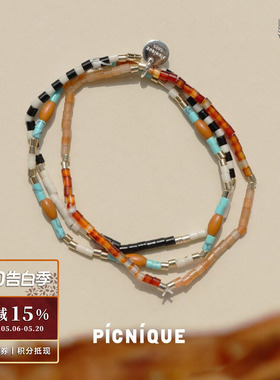 PICNIQUE小圆牌油画手链套组