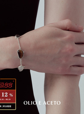 OLIO E ACETO油醋汁 纯银秘境多吊坠手链 原创设计师小众礼物默叙