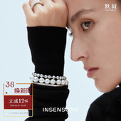 INSENSORY 原创设计小众气质高级感开口可调手链 耀影珍珠链手镯