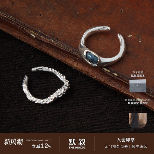 FOUNDRYBOUNDARY纯银星点戒指