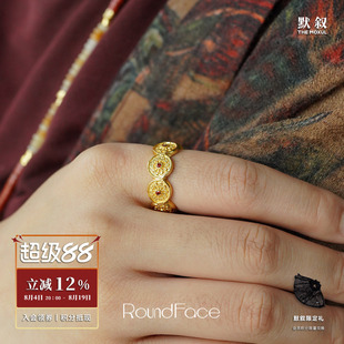 ROUNDFACE Nectar花蜜戒指 原创设计小众度假宝石配饰 默叙