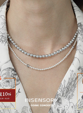INSENSORY月映双层珍珠项链
