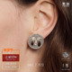PEPE 纯银卵石红酒泪滴耳环 SALE 原创小众设计师复古耳饰 默叙