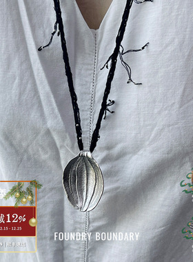 大果核吊坠长款项链毛衣链