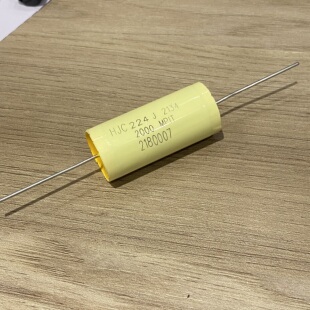 华容HJC 0.22uf 尺寸43 20MM直径 轴向音频吸收电容2000V224J