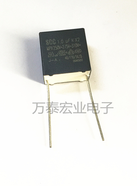 台湾X2实全SCC安规电容器 275V105K 1uf P15MM  MPX 250V 310V