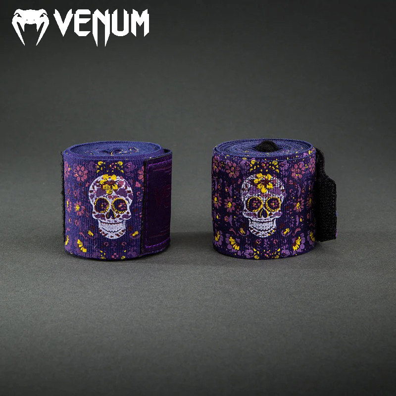 VENUM毒液 Santa Muerte拳击绑带成人护腕魔术贴训练防护绷带