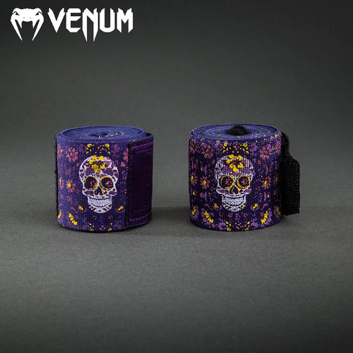 VENUM毒液 Santa Muerte拳击绑带成人护腕魔术贴训练防护绷带