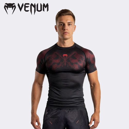 VENUM毒液 Spectre紧身短袖成人健身衣拳击运动速干半袖夏薄款