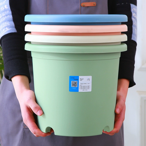 Пластиковый цветочный горшок, увеличенная толщина, простой и элегантный дизайн, прямые продажи с завода