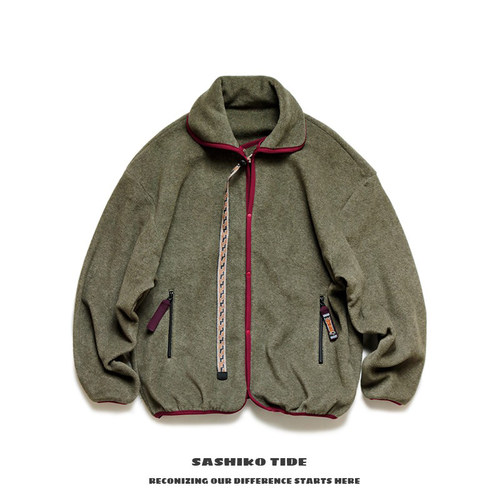 kapital摇粒绒多功能夹克外套