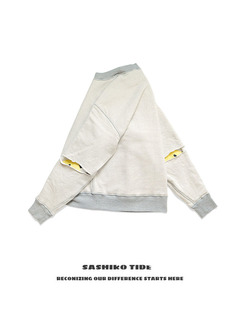 兔年限定款 平田和宏 日系宽松套头双面穿圆领卫衣 KAPITAL 23AW