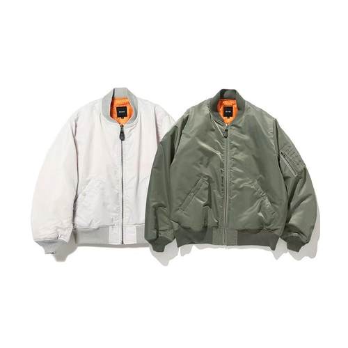 24AW BEAM MA-1尼龙防水棉服飞行夹克休闲宽松男女棒球服外套潮