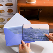 高级感信封信纸贺卡套装 情书祝福表白明信片高颜值文艺浪漫手写信